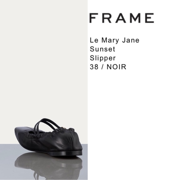 Frame Black Leather Modern MaryJane - Picture 5 of 10